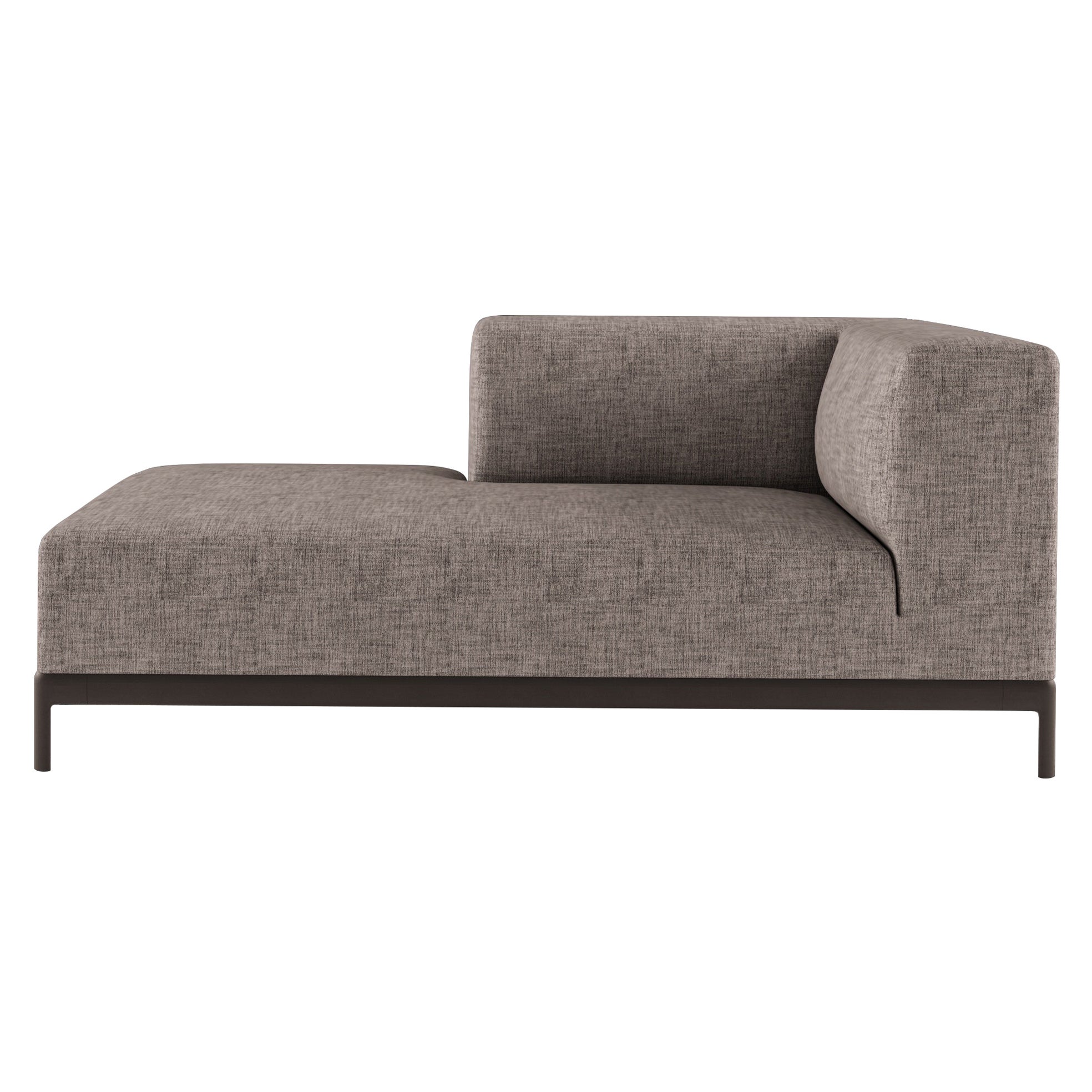 Alias P39 AluZen Soft Ending Sofa with Upholstery and Lacquered Aluminum Frame For Sale