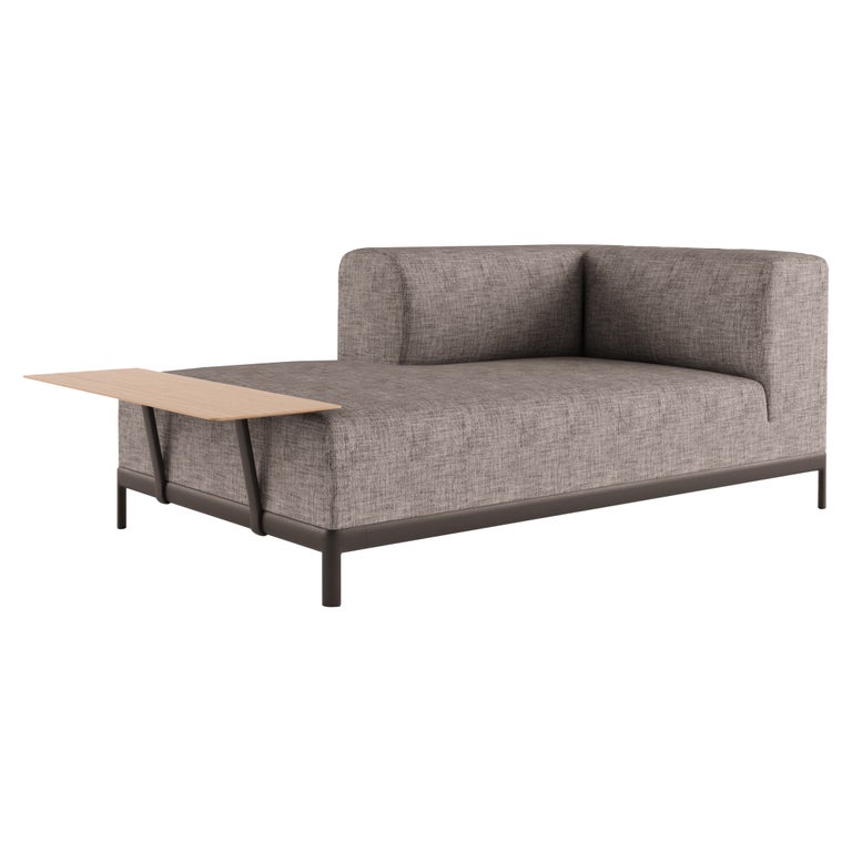 Alias P53 AluZen Soft Shelf in Oak Veneered MDF with Lacquered Arms For