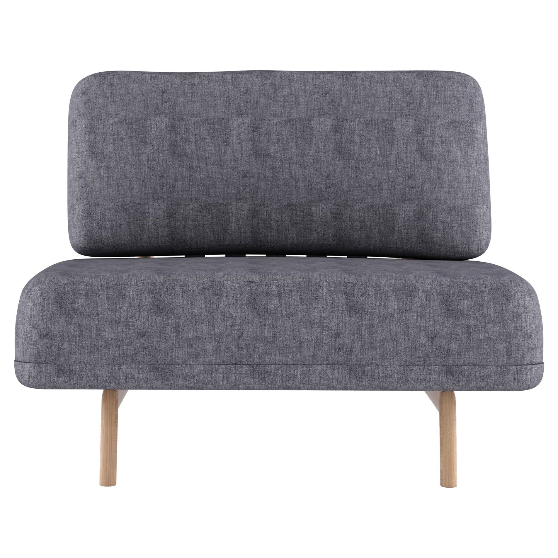 Alias D10 Trigono Armchair in Grey Upholstery with Natural Oak Frame For Sale