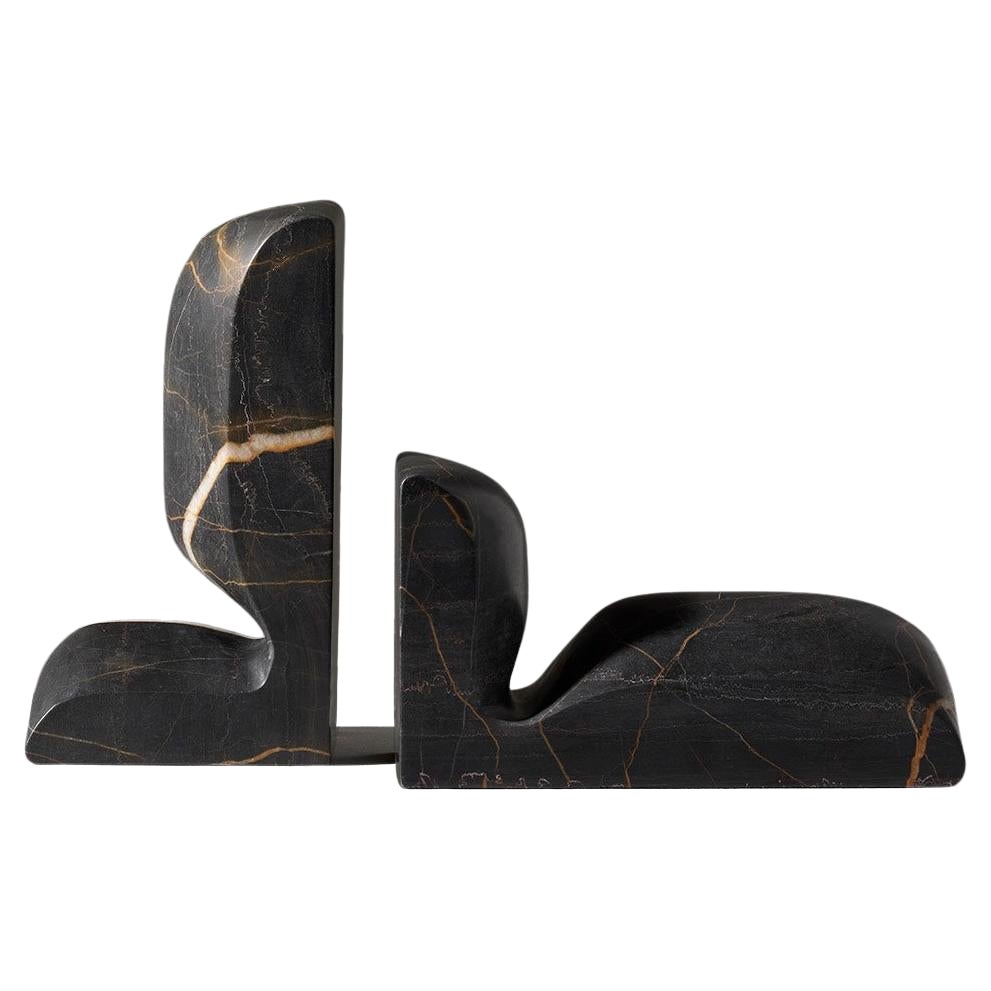 Marble 'Slo' Book Ends by Christophe Delcourt by Collection Particulière