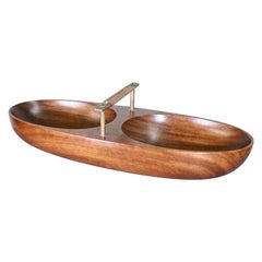 Rare Carl Auböck Teak Bowl