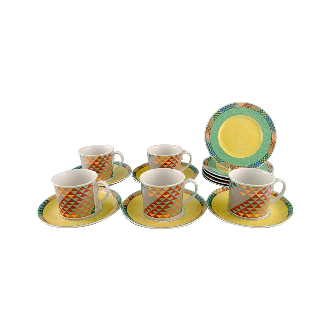 Gallo Design, Germany, Pamplona Coffee Service for Five People For Sale