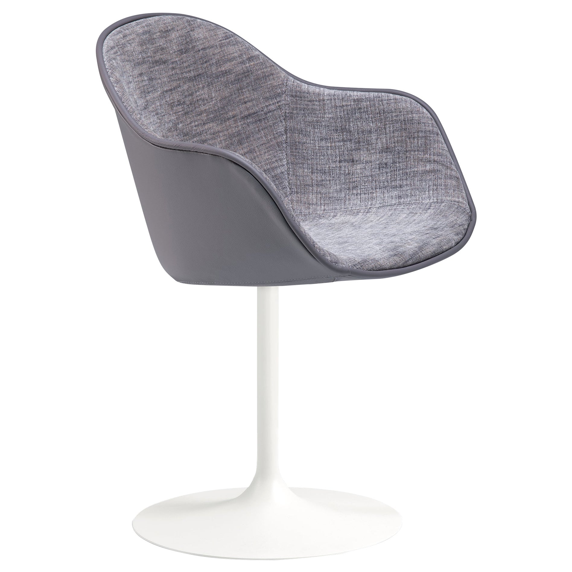 Alias 07G New Lady Soft Calyx Chair with Upholstery Seat & Lacquered Steel Frame For Sale