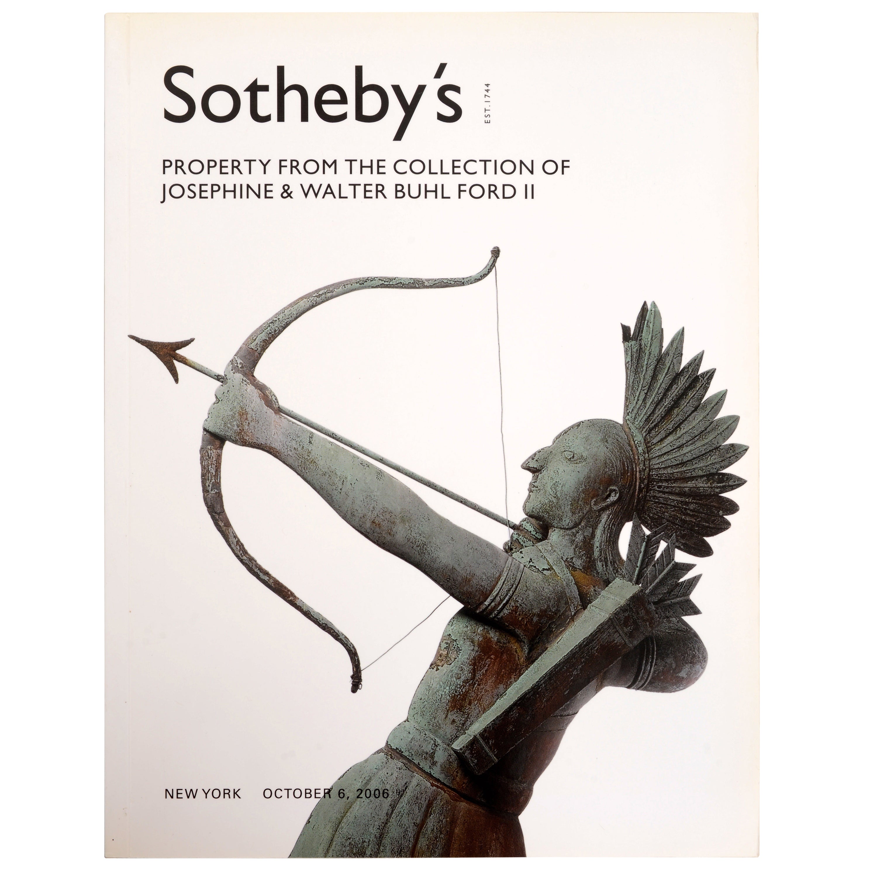Sotheby's: Property from the Collection of Josephine & Walter Buhl Ford II, 1st 
