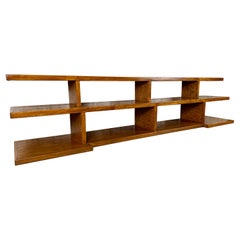 Retro 1970s Modern Stair Step Bookshelves