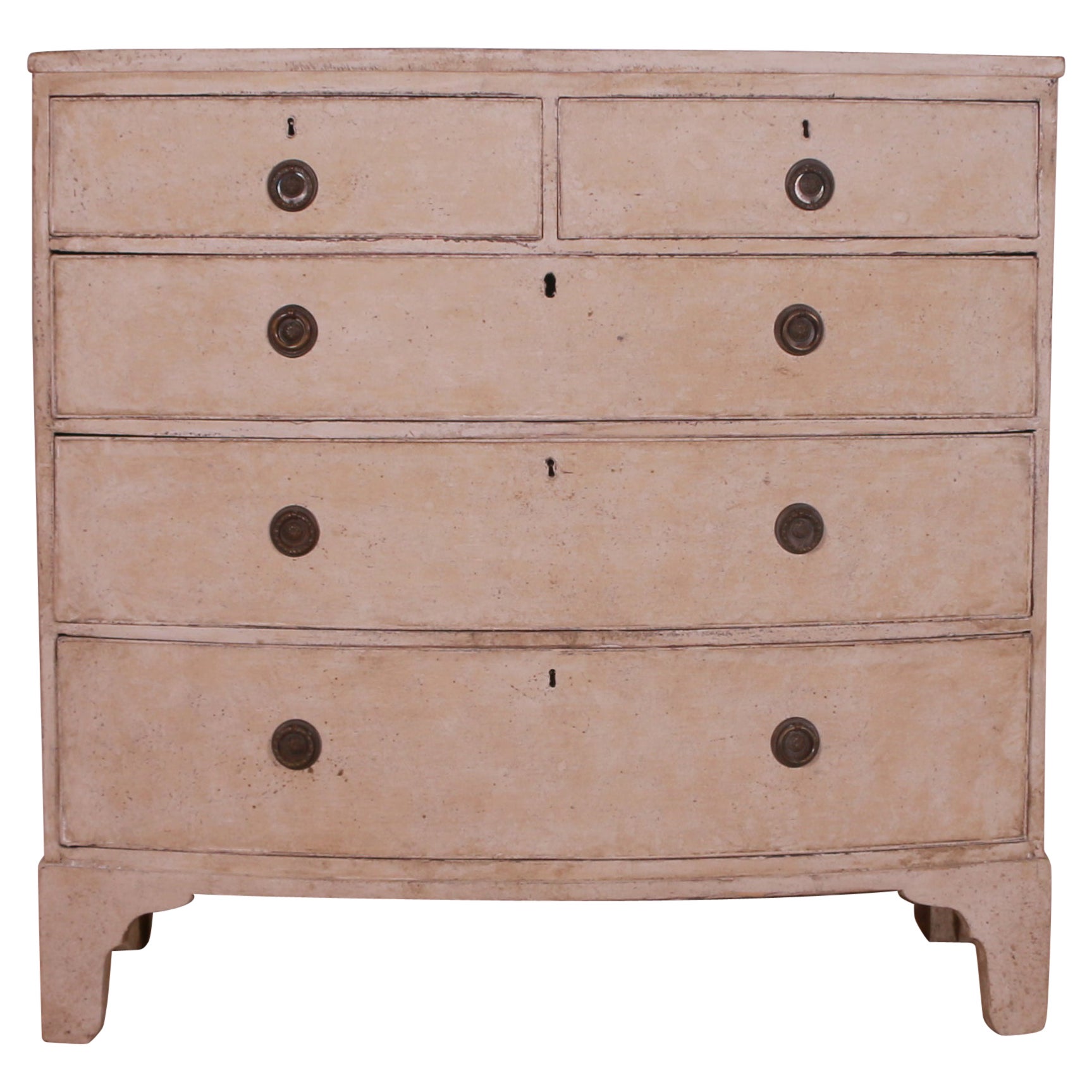 English Mahogany Split Chest of Drawers For Sale at 1stDibs