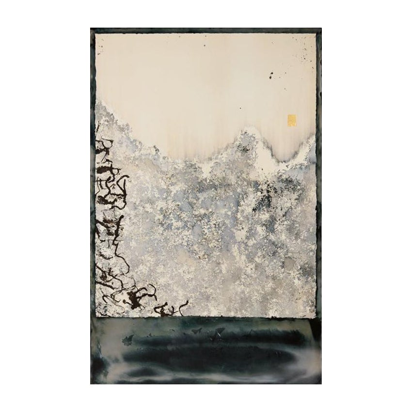 Kiko Lopez, Estampe Japonaise, Hand-silvered Wall Mirror, France, 2021 For Sale