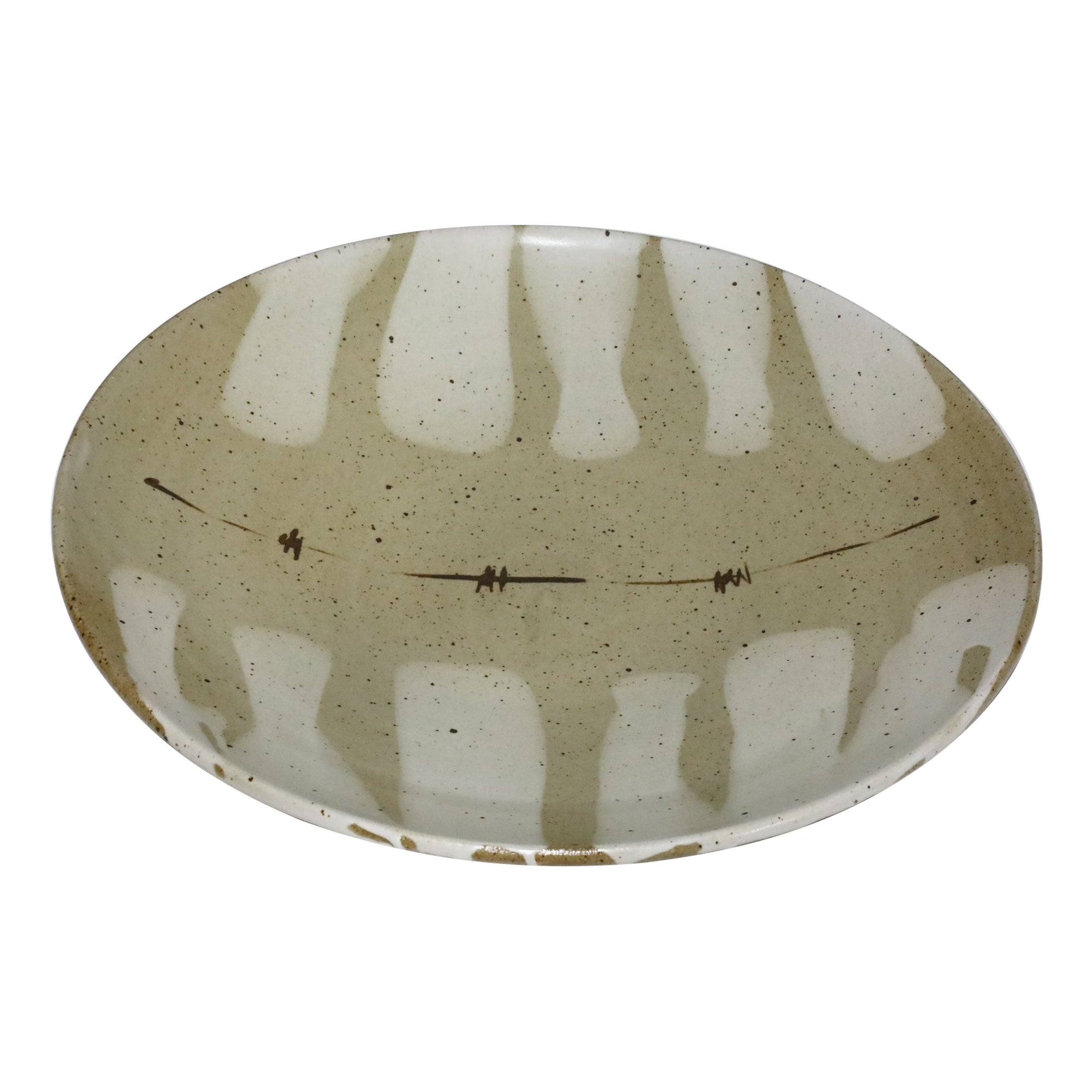 Warren MacKenzie Monumental Ceramic Platter For Sale