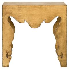 Rococo Martini Table, Gold Leaf 5
