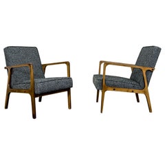 Used Pair of 04-B Mid-Century Modern Armchairs from Bydgoskie Furniture Factory 1960s