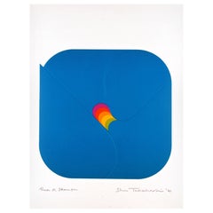 "Convergenza" Lithograph by Shu Takahashi, 1970