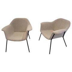 Pair of Armchairs by Claude Vassal