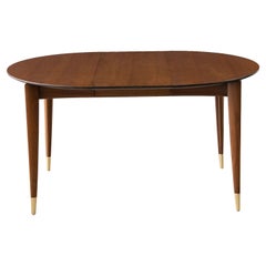 Gio Ponti Extension Dining Table in Italian Walnut - M. Singer & Sons Model 2135