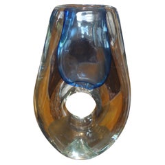 Modernist Glass Vase or Sculpture
