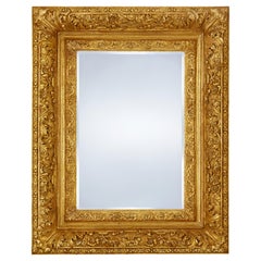 Vintage Louis XIV-Style Giltwood Mirror