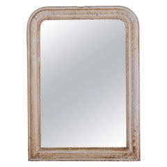 Louis Phillipe French Wooden Mirror with Original Patina