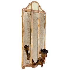 Italian Mirror Sconce with Appliqué 11