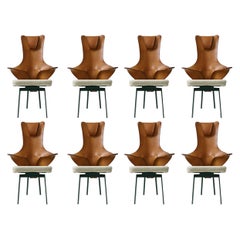 Rare ensemble de 8 chaises Regina  de Paolo Deganello pour Zanotta, Italie 1991