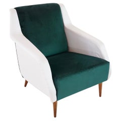 Poltrona bicolore Carlo De Carli Model No. 802 di Cassina, 1954