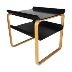 Elegant Bentwood Side Table by Alvar Aalto