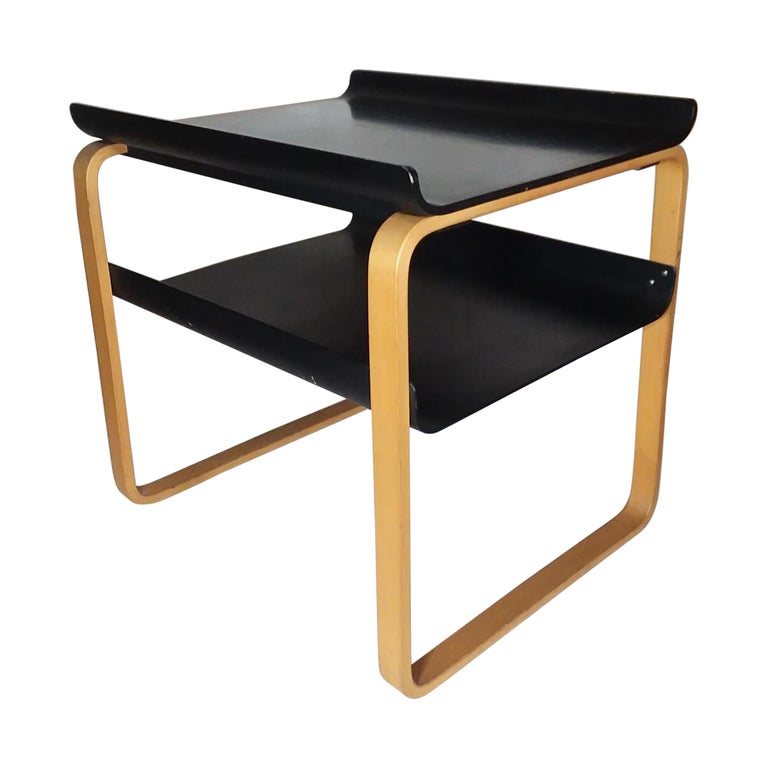 Elegant Bentwood Side Table by Alvar Aalto For Sale at 1stDibs
