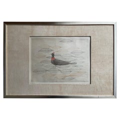 Vintage Keiko Minami Signed Partridge Print