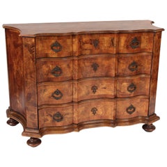Italian Olive Wood Chest of Drawers