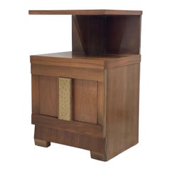 Used Art Deco End Table or Accent Table With One Drawer