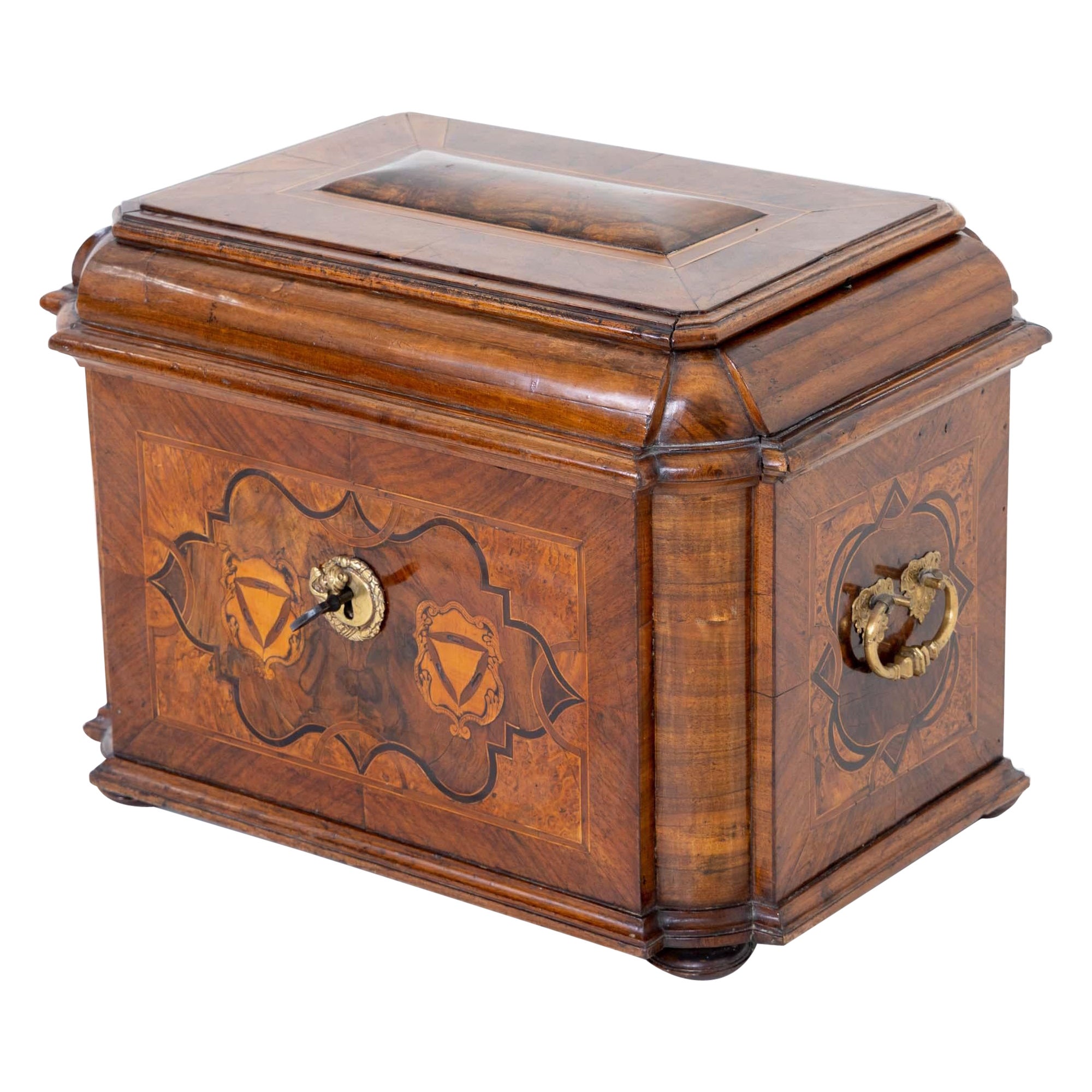 Baroque Guild Chest, Mid-18th Century For Sale