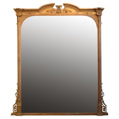 Outstanding Victorian Overmantel Mirror 