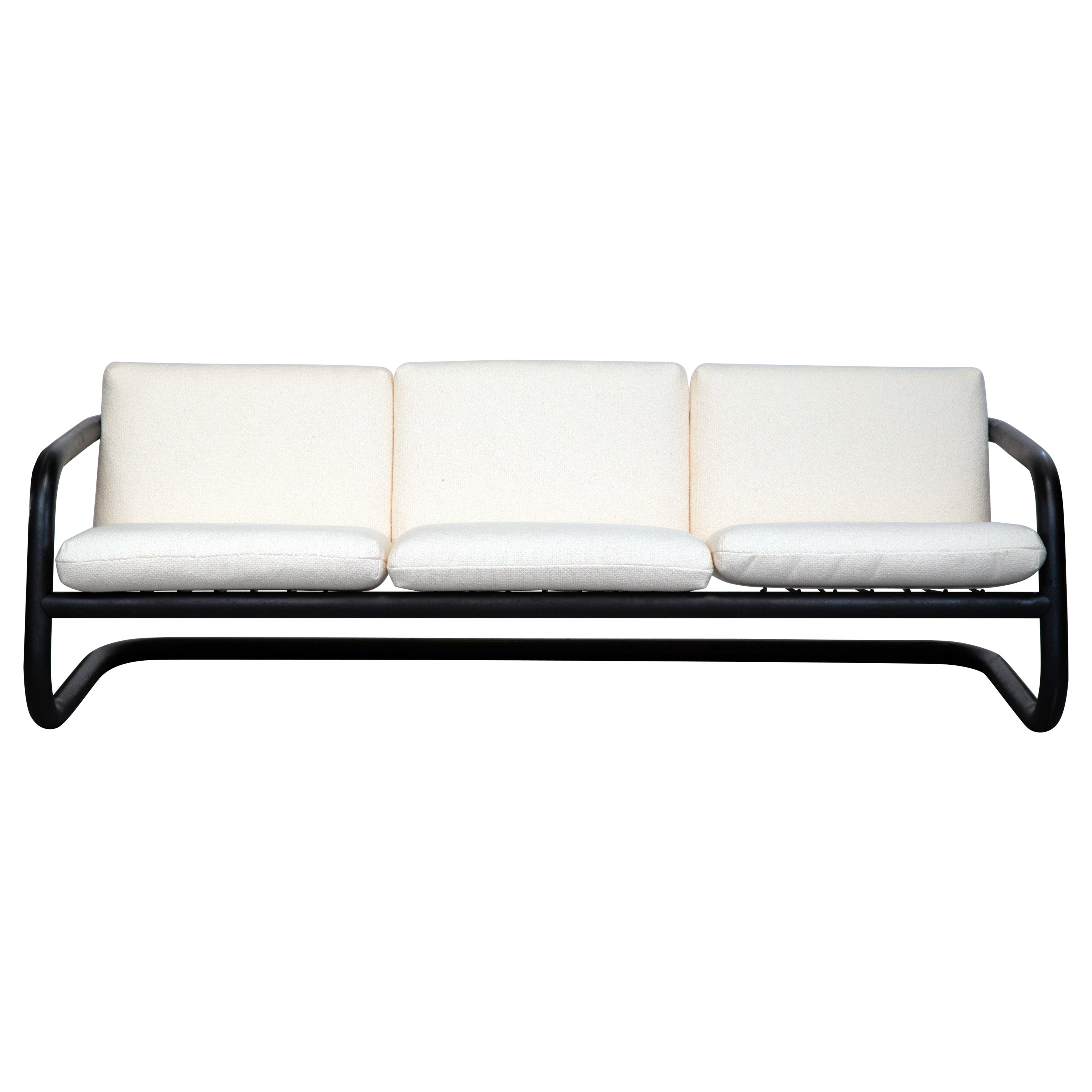 Geraldo de Barros, röhrenförmiges Sofa, um 1970