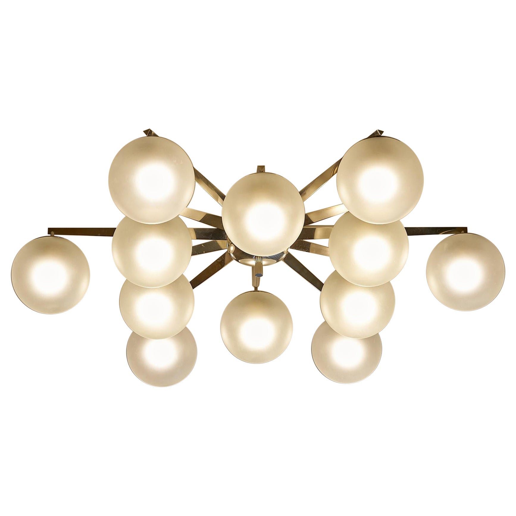 Angelo Lelii Stella Chandelier for Arredoluce Monza