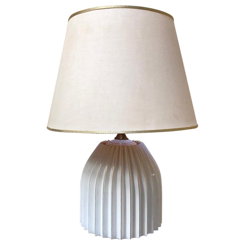 Huge Ceramic Table Lamp attributed to Tommaso Barbi, Italy, 1960s For Sale