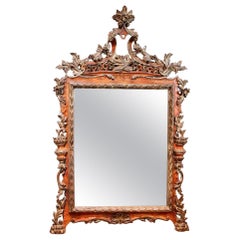 Antique Italianate Wall Mirror 