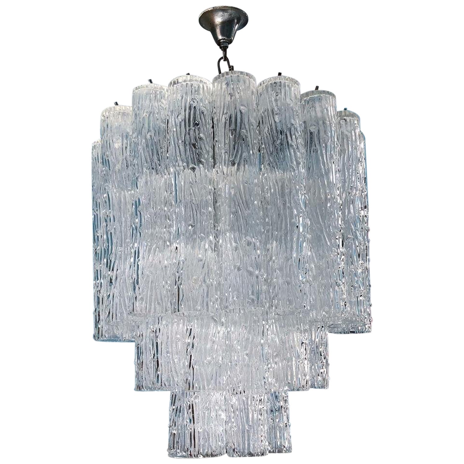 Troncchi Chandelier Designed by Toni Zuccheri for Venini