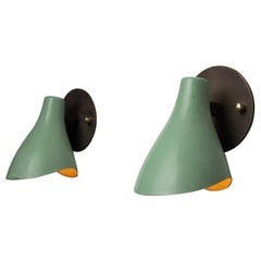 Pair of Custom Sconces by Gino Sarfatti