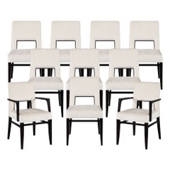 Set of 10 Custom Modern Dining Chairs Finito by Carrocel