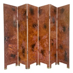 20th Century Chinese Six-Panel Folding Screen