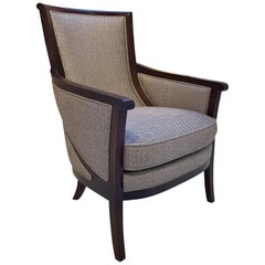 Hickory Chair Breck Chair with Exposed Wood Frame