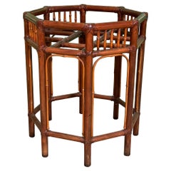 Rattan Fretwork Octagon Dining Table Base