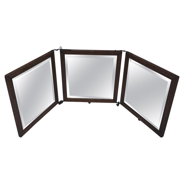 Miroir Décoratif Vintage Cearco - Verre Biseauté Et émaux - Multicouleur, Rectangulaire