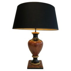 Painted Baluster Wooden Table Lamp