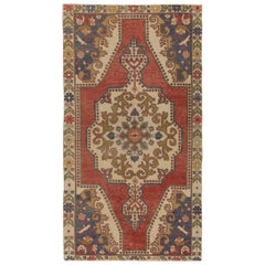 4.4x7.8 Ft Traditional Vintage Hand-Knotted Central Anatolian Village Area Rug