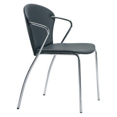 Erla Sólveig Óskarsdóttir, EO 5402 Black Leather Bessi Chair by One Collection