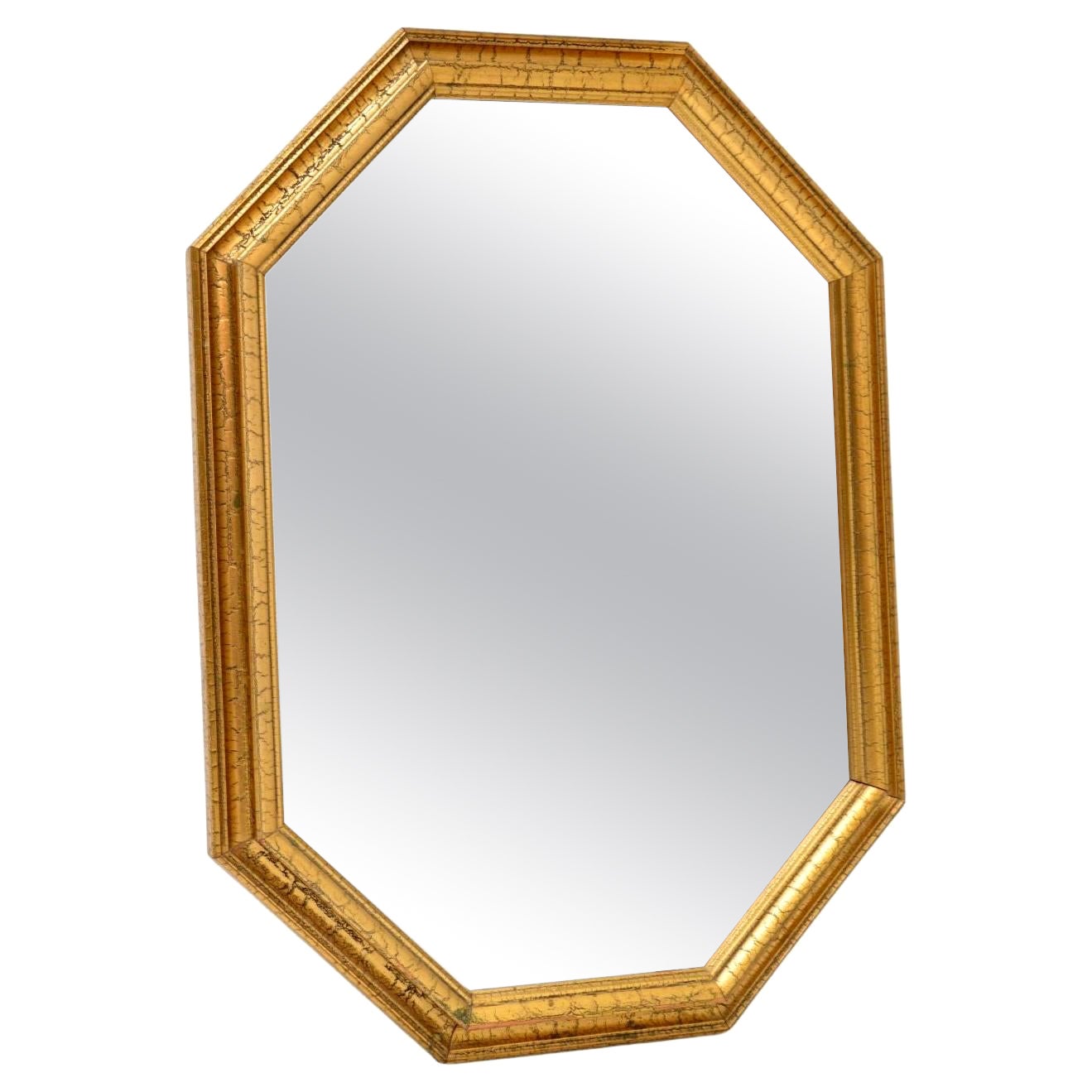 Antique Italian Gilt Wood Mirror