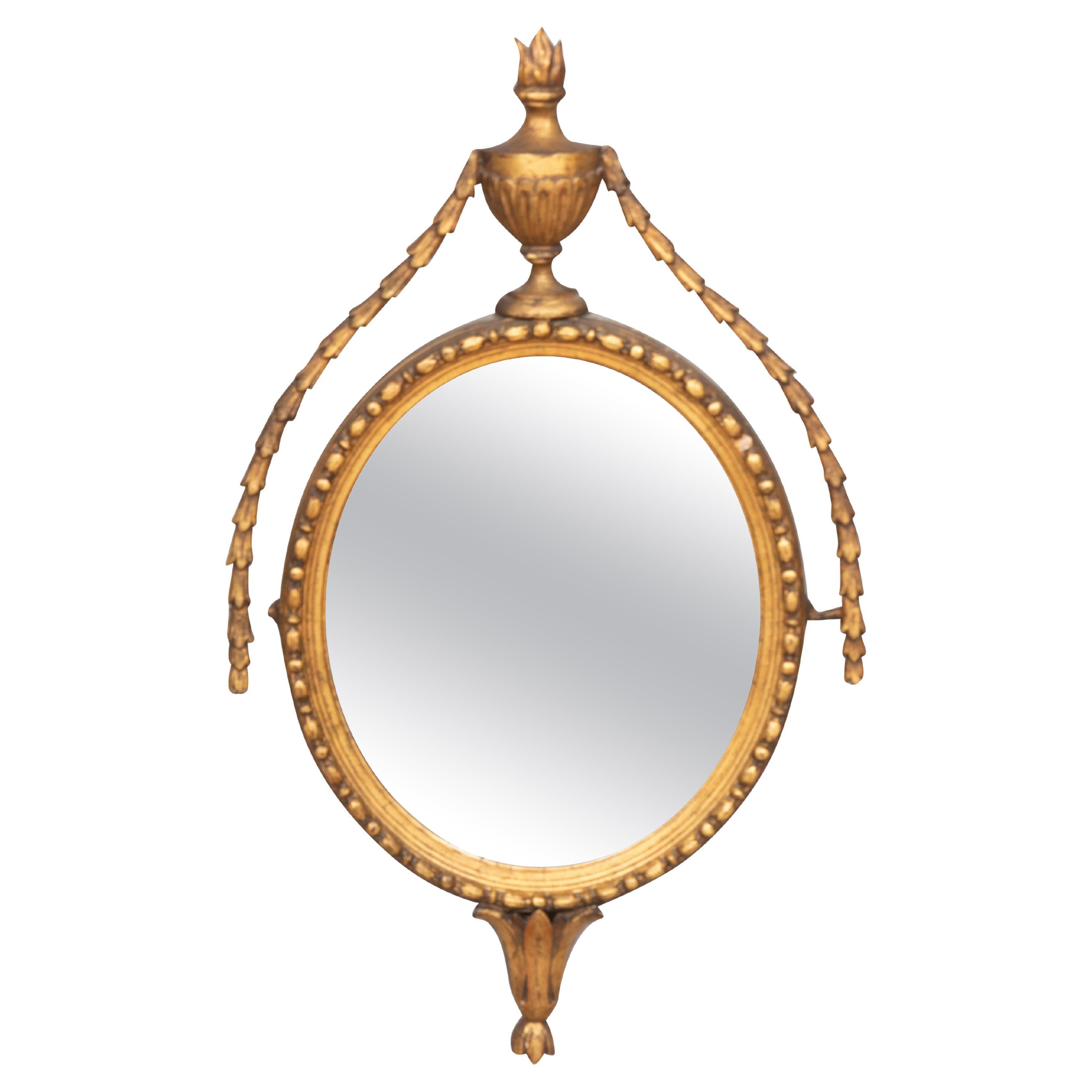 Small George III Giltwood Mirror