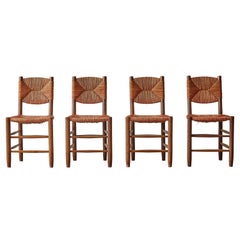 Superb Set of Early Charlotte Perriand Model 19 Bauche Chairs, France, 1950s/60s