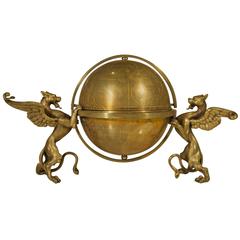 Vintage Unique Brass Decorative Box, circa 1950s