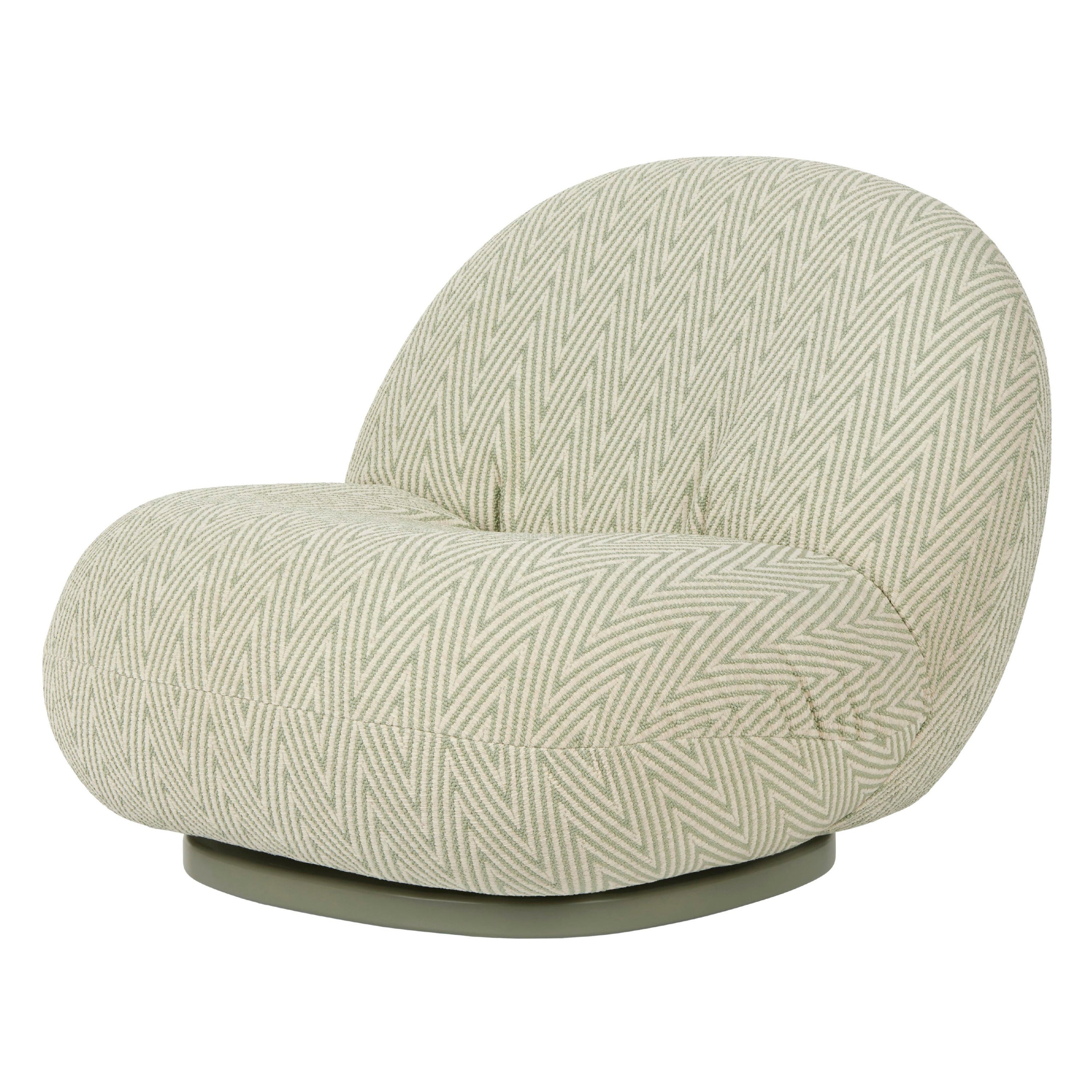 Pierre Paulin Pacha Outdoor Lounge Chair with Returning Swivel for Gubi For Sale