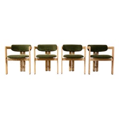 Augusto Savini  'Pamplona" Dining Chairs, Pozzi, Set of Four